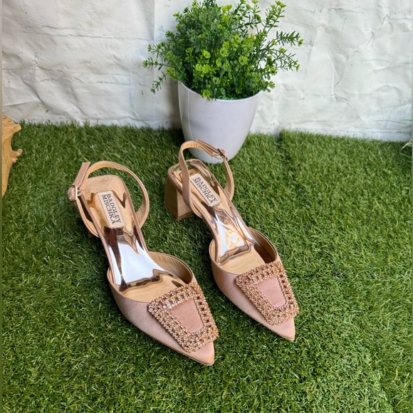 BADGLEY MISCHKA COLLECTION Emmie Slingback Pointed Toe Pump size 6 women - Picture 11 of 14